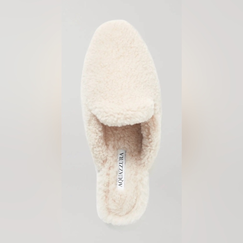 Aquazzura Relax Shearling Mule